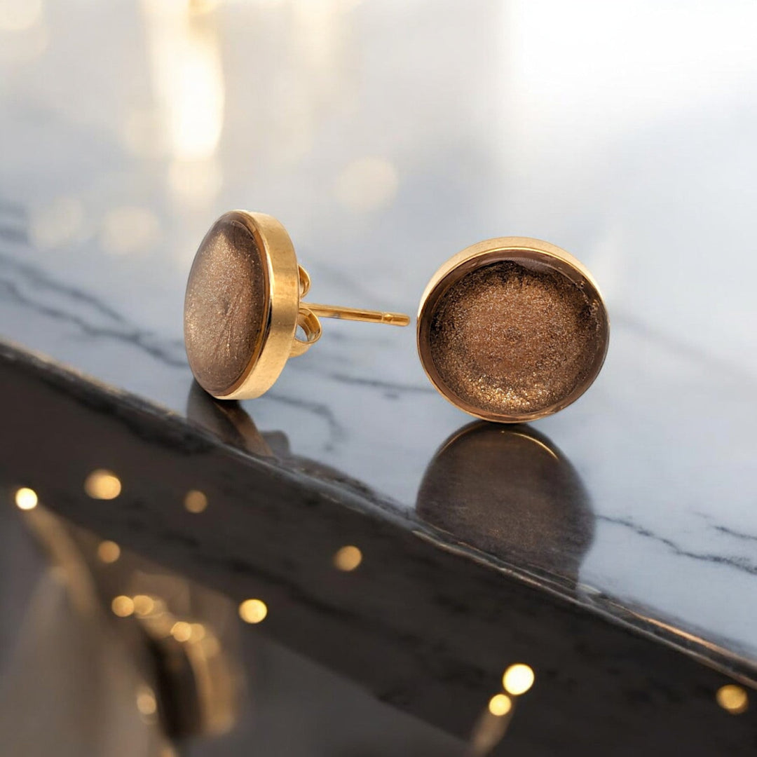 Golden Glow Studs - Ohrstecker