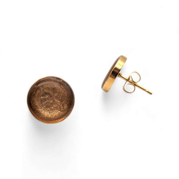 Golden Glow Studs - Ohrstecker