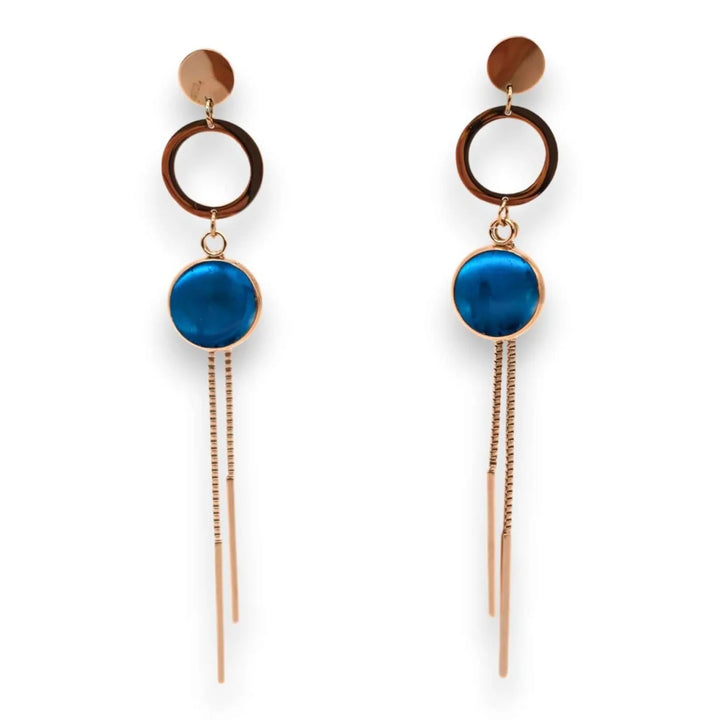 Azure Tassel Drops - Ohrstecker