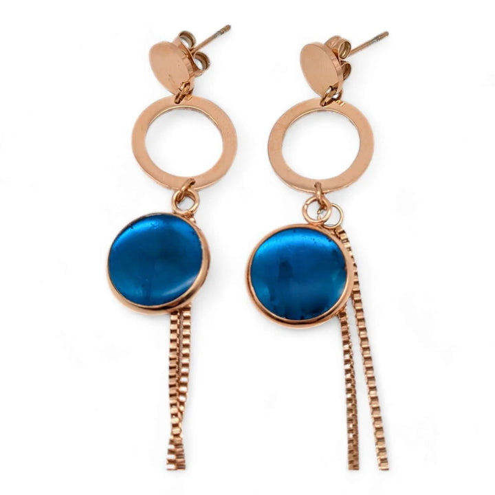 Azure Tassel Drops - Ohrstecker