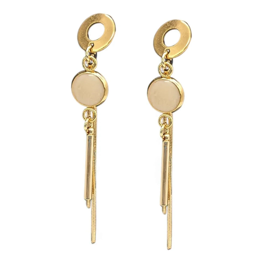 Golden Tassel Charm - Ohrstecker