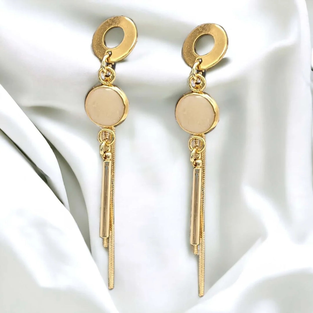 Golden Tassel Charm - Ohrstecker